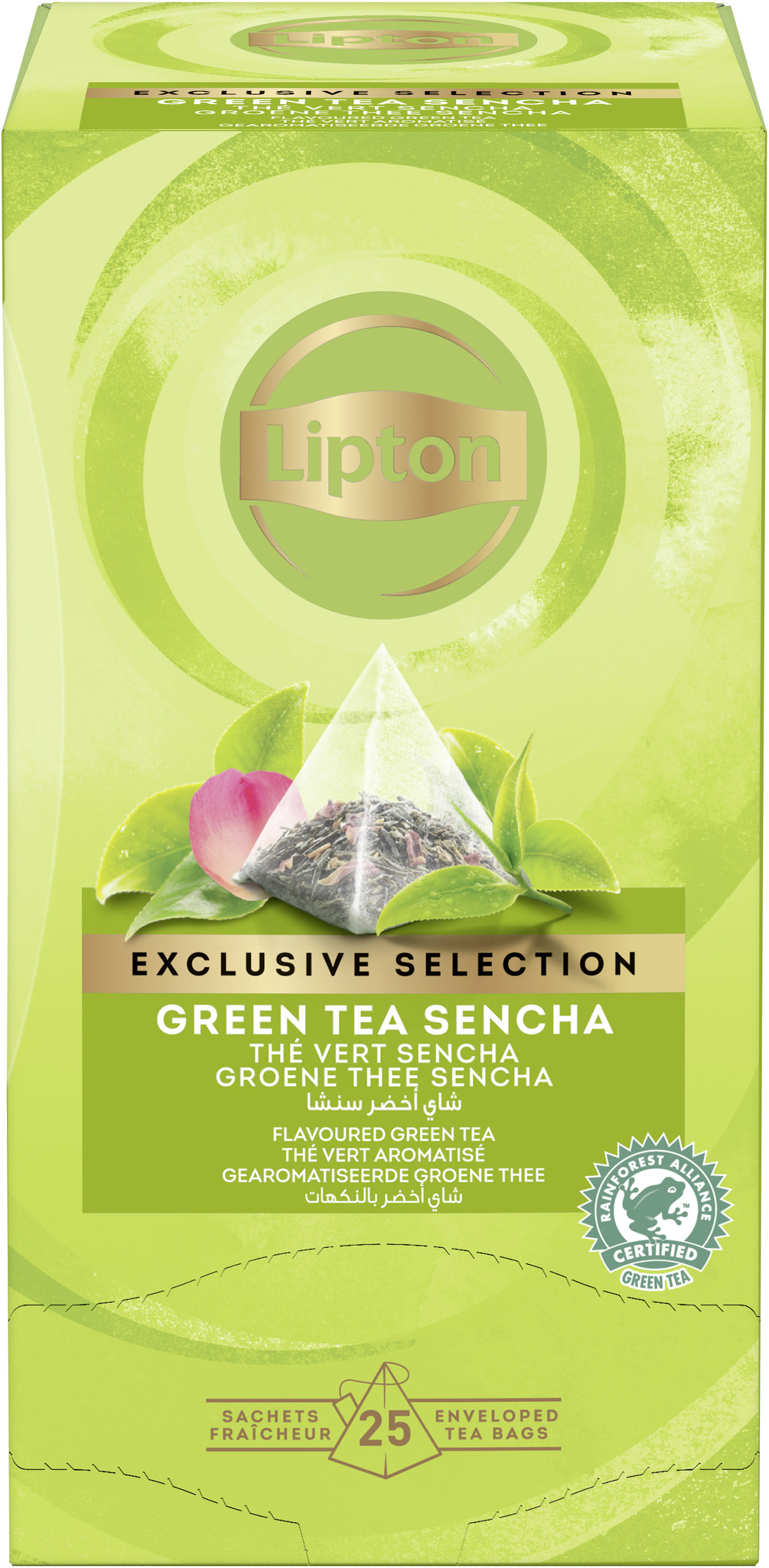 Lipton exclusive selection green tea sencha 25pcs Alaerts Shop