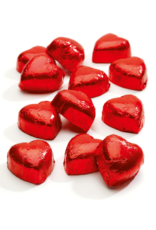 Chocolade hartjes in folie 2,4kg
