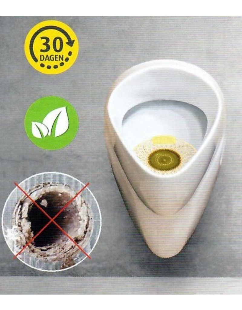 Tapis d'urinoir Active Screen Mango 1pc (avec bloc de nettoyage) - Alaerts  Shop