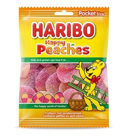 Haribo happy peaches 75g 28pcs