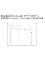 Swak distributeur d'insecticide en aérosol (sans 2 piles D)