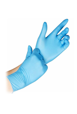Nitril Handschoen Blauw M 100st.