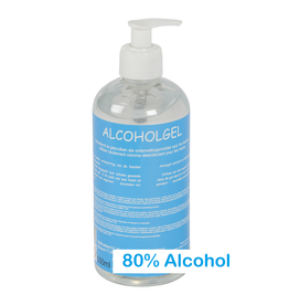 Gel hydroalcoolique 500ml 80%