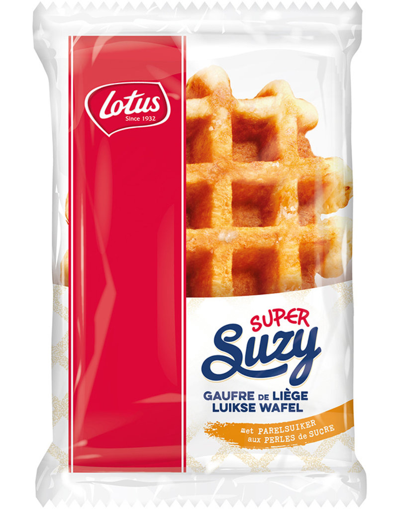 Lotus Super Suzy  Gaufre de Liège au sucre 90g x 24pcs