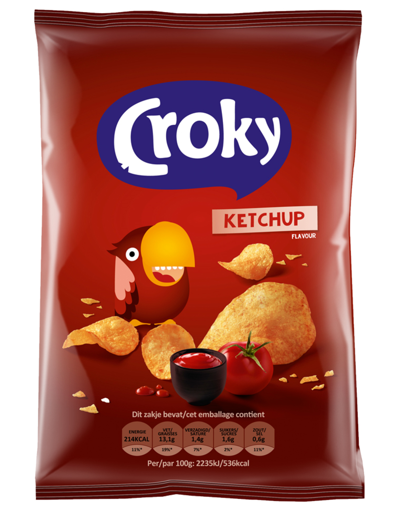 Croky Chips Ketchup 40g x 20st.