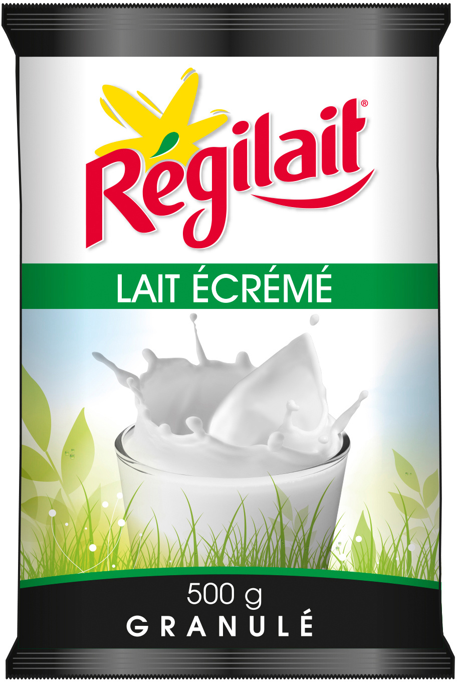 Lait soluble bio écrémé granulé Regilait 500g