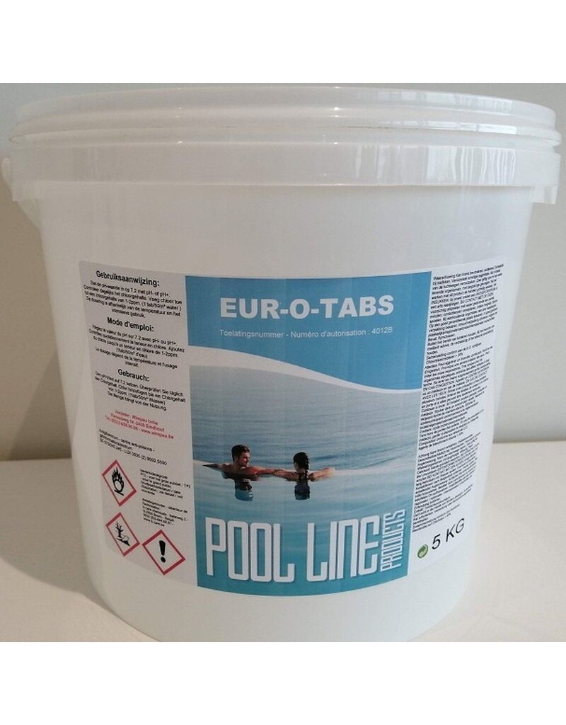 Tablettes multifonctions pour piscine - 25 Kg emballage