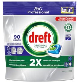 Dreft Tablettes de vaisselle all-in-one 90pcs