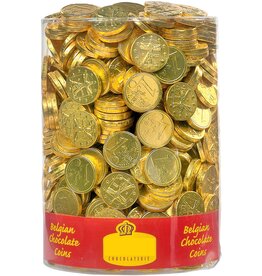 Pièces d'or en chocolat 2kg - TUBO pièces de monnaie