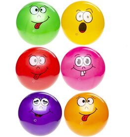 Ballen Smiley gekleurd 23cm x 200st.