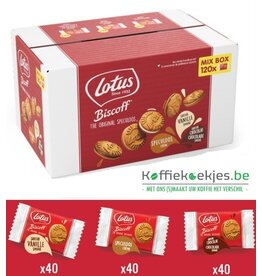 Lotus Biscoff Crème MIX 120st.  (3 smaken)