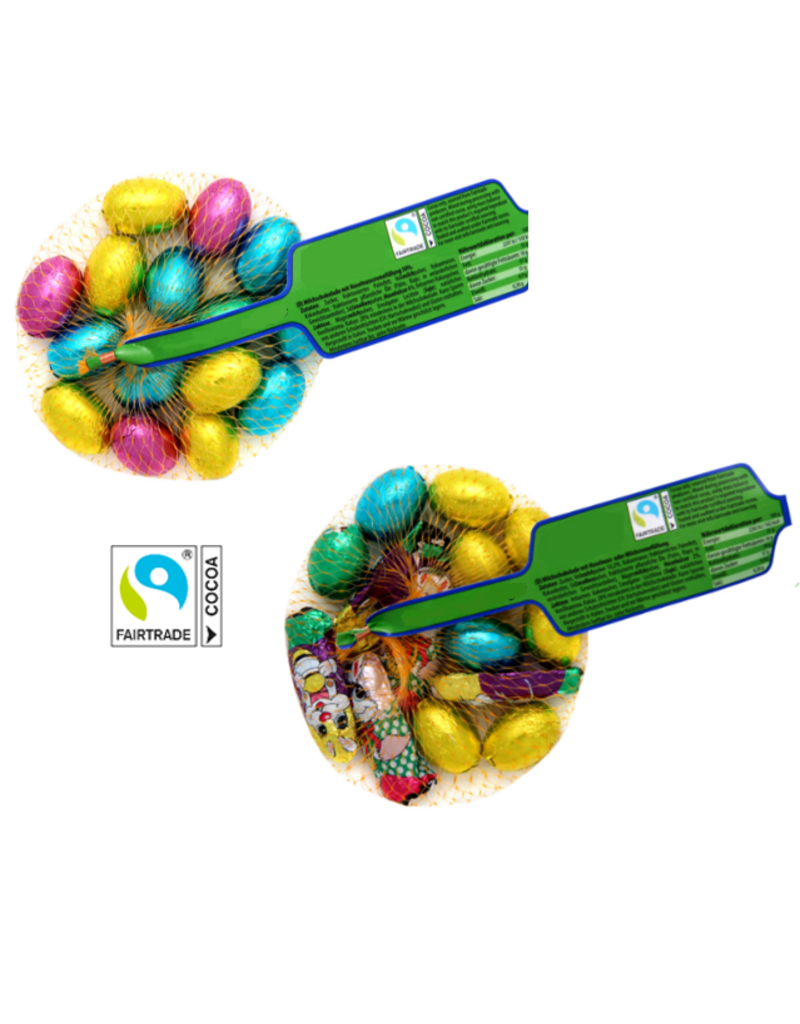 Zakje paaseitjes 85g netje