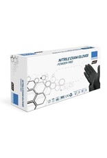Gant Nitrile Noir M 100pcs.