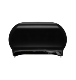 Wc rolhouder dispenser (traditioneel wc papier) - Zwart