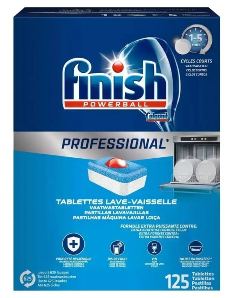Finish vaatwastabletten all-in-one 125st.