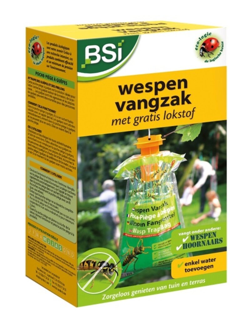 Poche-piège attractif guêpes avec appât Wasp Attract - Bsi