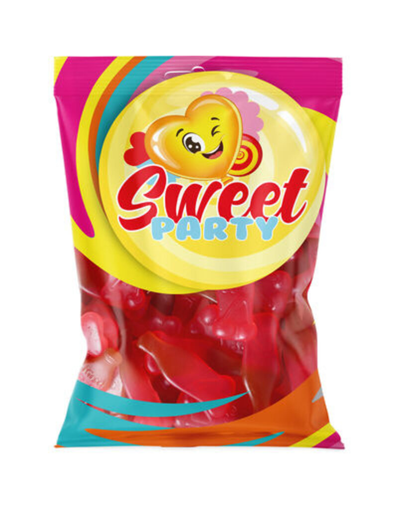 Sweetparty Colaflesjes Cherry 16st. - snoepzakjes