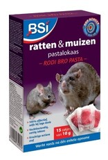 Rats & Souris appât pâteaux 15 x 10g sachets - Rodi