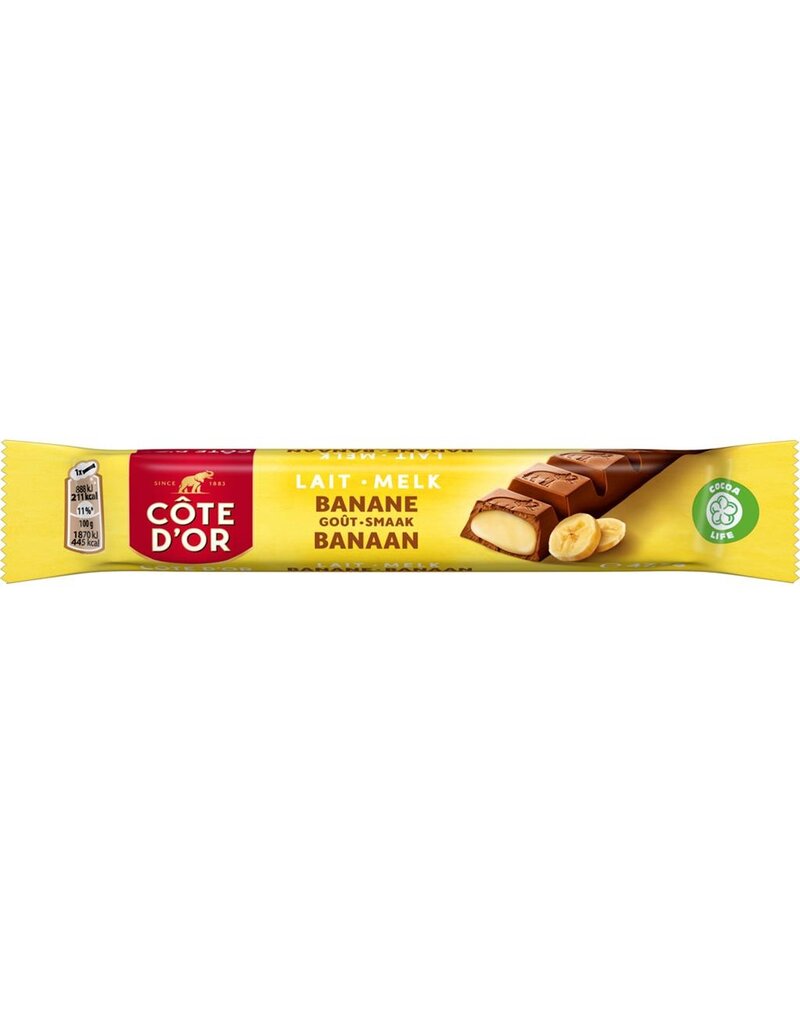 Côte d'Or bâtons lait banane 32pcs