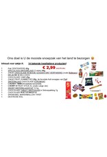 Sinterklaas snoepzakje A (gevuld met 14 producten)