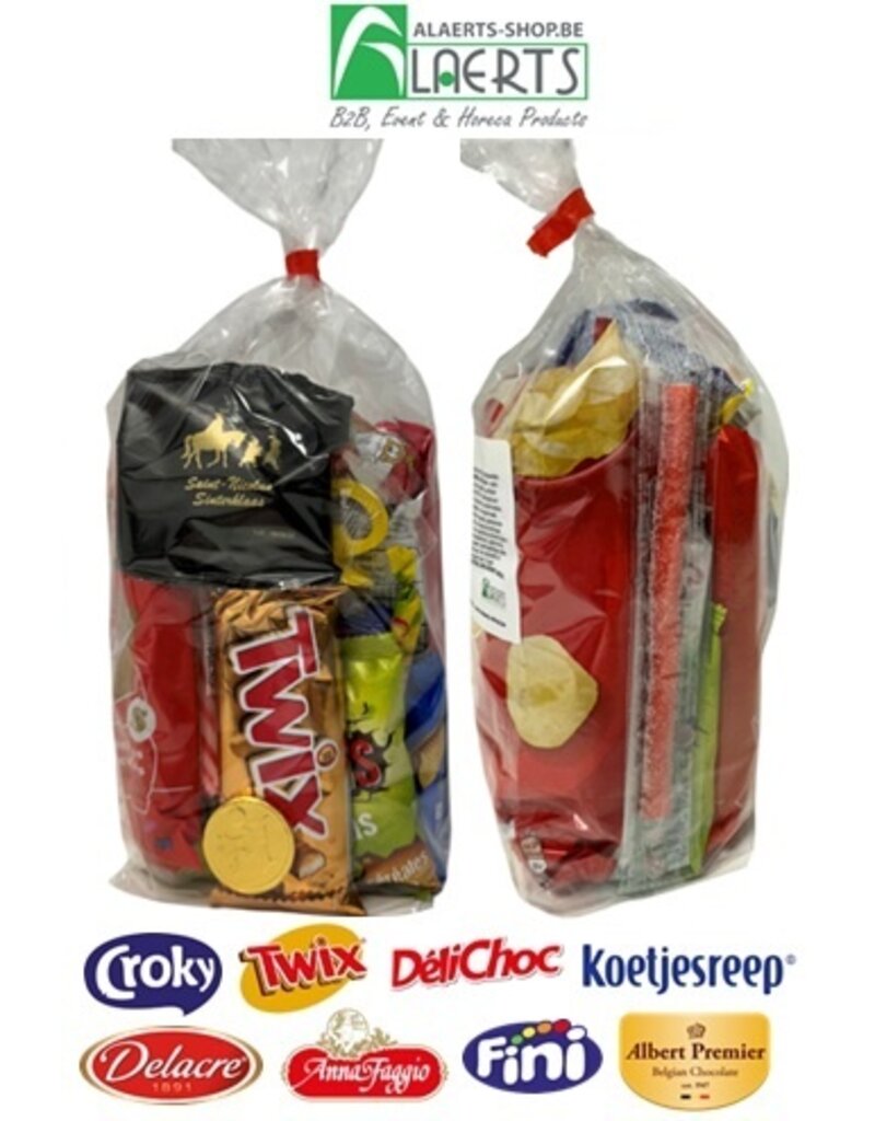 Sachet de bonbons Saint Nicolas B (rempli avec 16 produits)