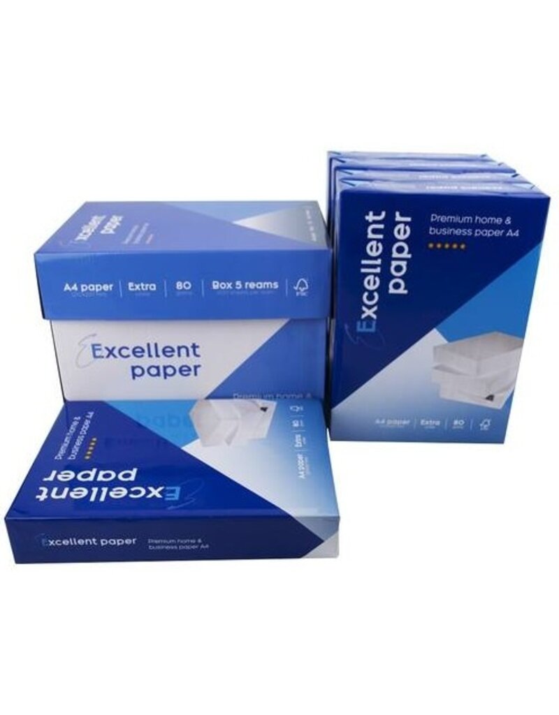 Papier à copier A4 - boîte 5 X 500 Feuilles