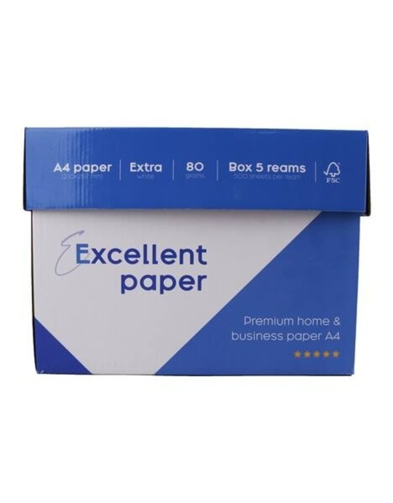 Papier à copier A4 - boîte 5 X 500 Feuilles