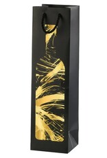 Draagtas voor 1 wijnfles - Gold