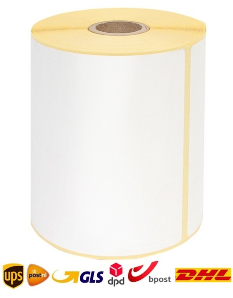 Verzendetiketten 102x150 - 300 verzendlabels - kern 25mm