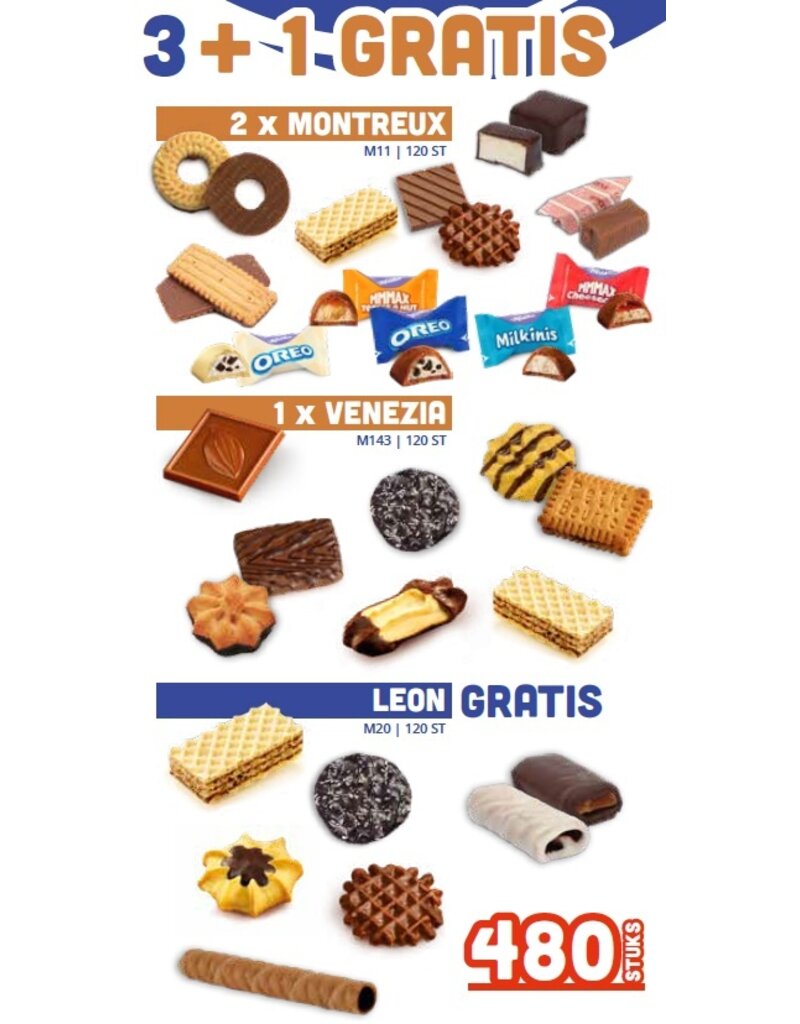 Colli Royal: 3+1ct GRATUIT 480pcs.