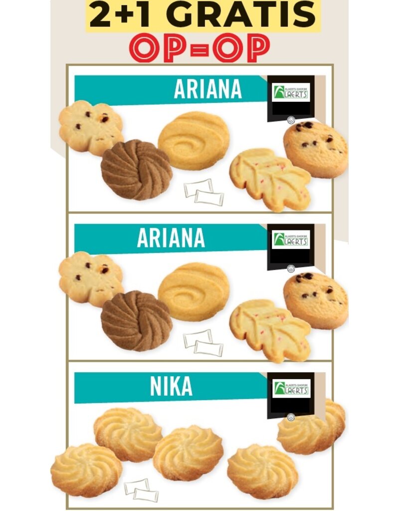 Colli Nika: 2+1ct GRATUIT 360pcs