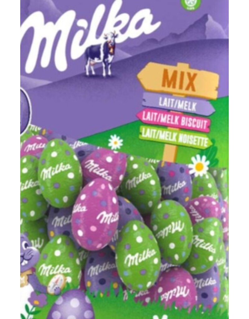 Milka oeufs de Pâques 3 kg - MIX 3 goûts