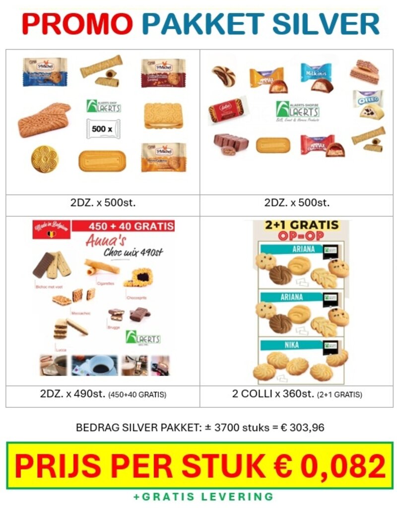 Promo Pack Silver ± 3700pcs - MEGA DEAL