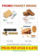 Promo Pack Brons ± 4300 koffiekoekjes - MEGA DEAL