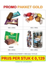 Promo Pack Gold ± 3944 koffiekoekjes - MEGA DEAL