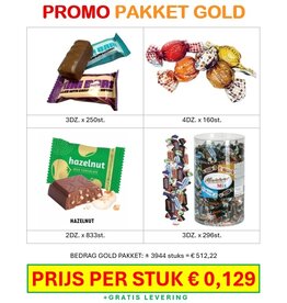 Promo Pack Gold ± 3944 koffiekoekjes - MEGA DEAL