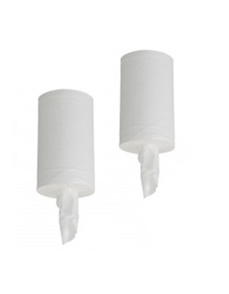Poetsrollen Poetspapier Mini 1 laags - 12 rollen (kokerloos)