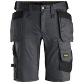 Loose Fit Stretch Korte Broek met Holsterzakken 6151 AllroundWork