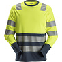 2433 AllroundWork Hi-Vis T-Shirt met Lange Mouwen, Klasse 2