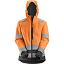 AllroundWork Dames High-Vis Waterproof Shell Jack