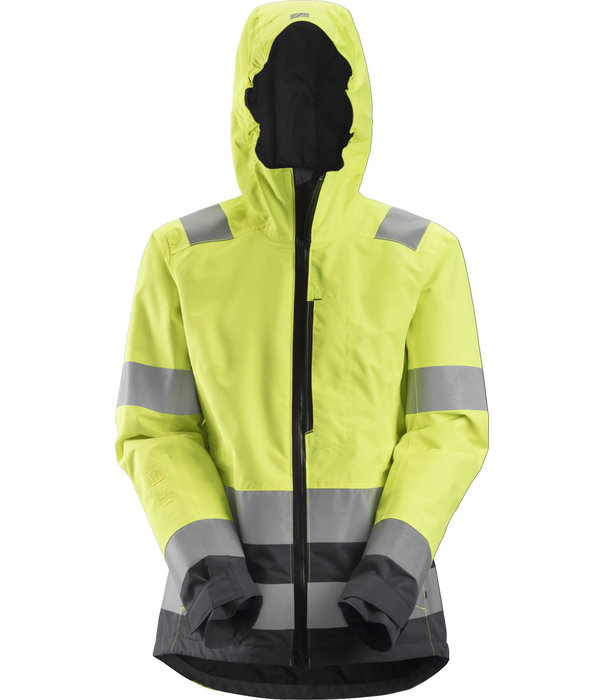 Snickers Workwear AllroundWork Dames High-Vis Waterproof Shell Jack