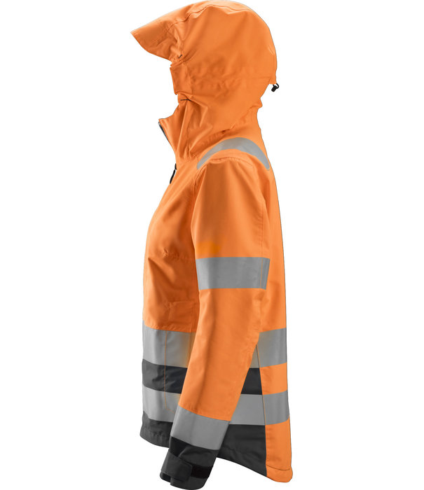 Snickers Workwear AllroundWork Dames High-Vis Waterproof Shell Jack