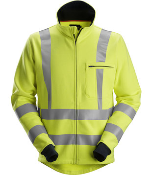 2864 Multinorm Sweatshirt Rits, Hi-Vis