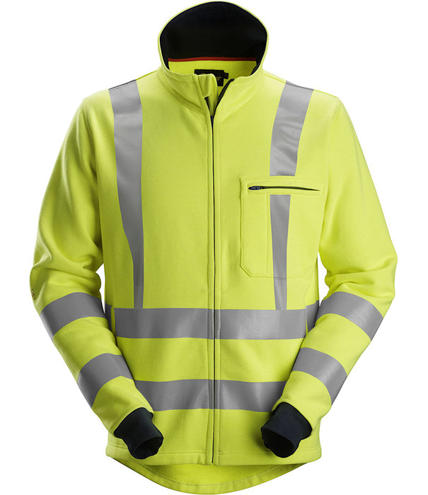 Snickers Workwear 2864 Multinorm Sweatshirt met Rits, Hoge Zichtbaarheid