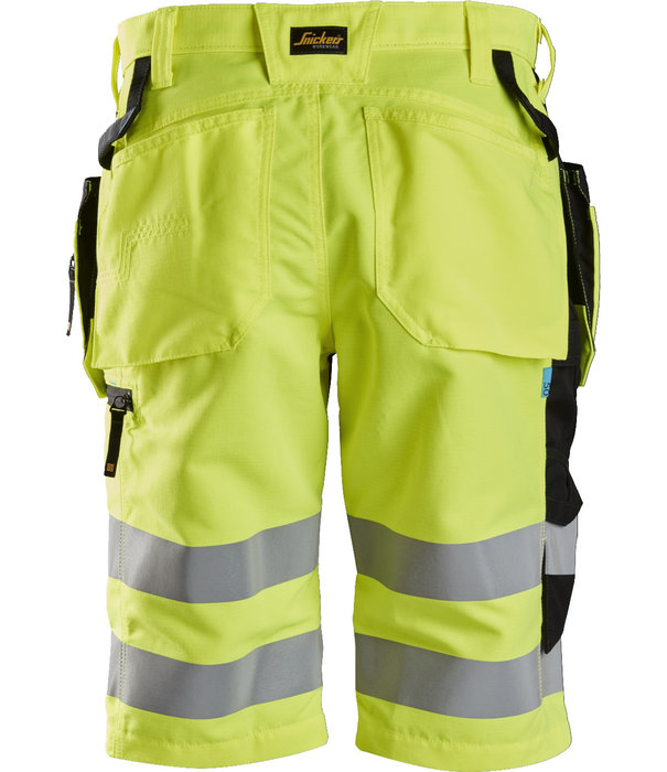 Snickers Workwear LiteWork High-Vis Korte Broek + met Holsterzakken