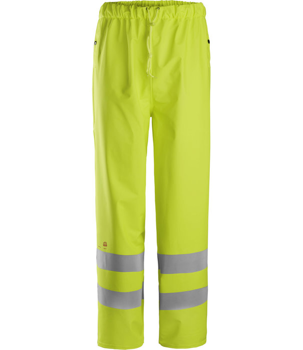 Snickers Workwear ProtecWork  High-Vis Multinorm Regenbroek PU