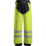 Snickers Workwear ProtecWork High-Vis Overtrek Regenbroek PU