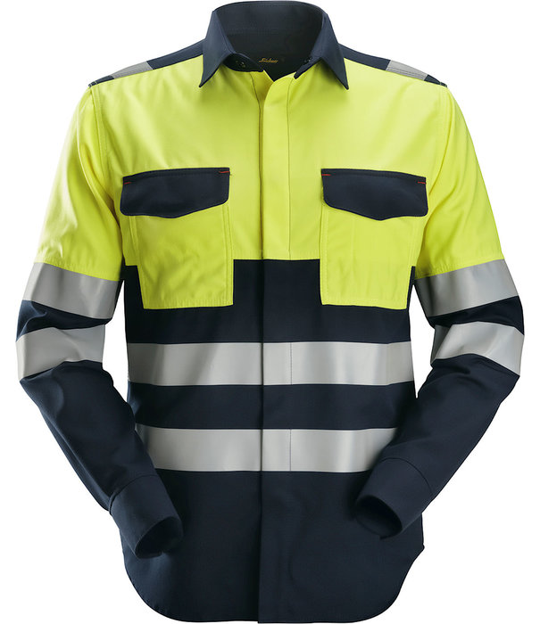 Snickers Workwear ProtecWork Multinorm Overhemd, Klasse 1 Hi-Vis