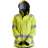 ProtecWork Waterdichte Isolerende Dameswerkjas met Capuchon, High-Vis 3