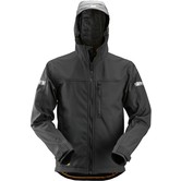 1229 Soft Shell Jack met Capuchon uit de AllroundWork serie